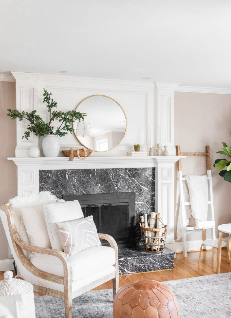 How to Style your Mantel from Christmas to Winter