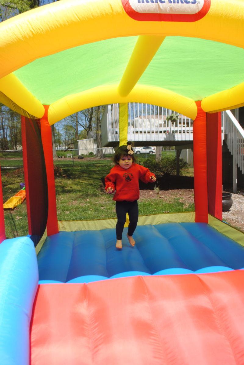 little tikes shady jump and slide