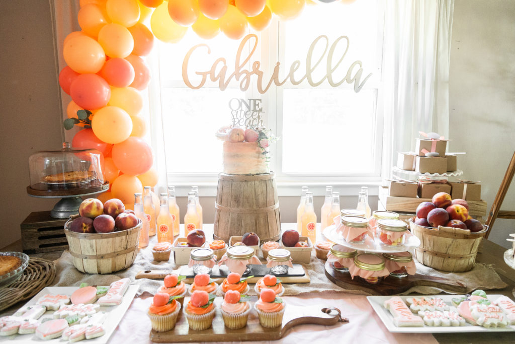 One Sweet Peach Birthday Party on a Budget, DIY with me!