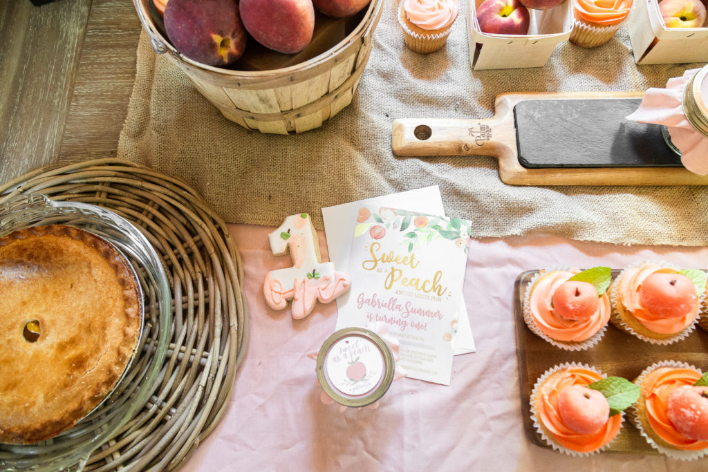 One Sweet Peach Invitations