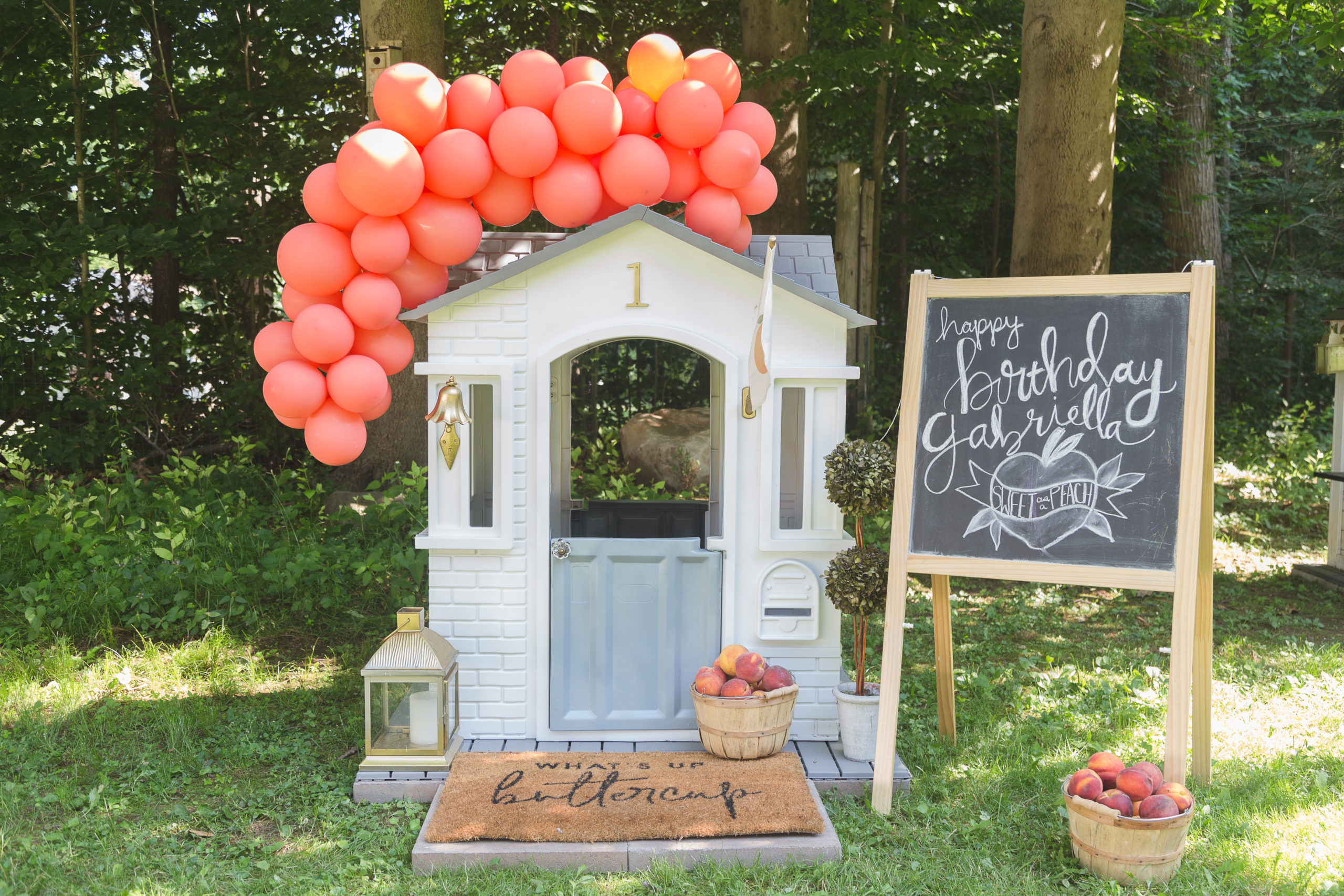 Sweet As A Peach Birthday – The Copper Nest  First birthdays, First  birthday theme girl, Peach party