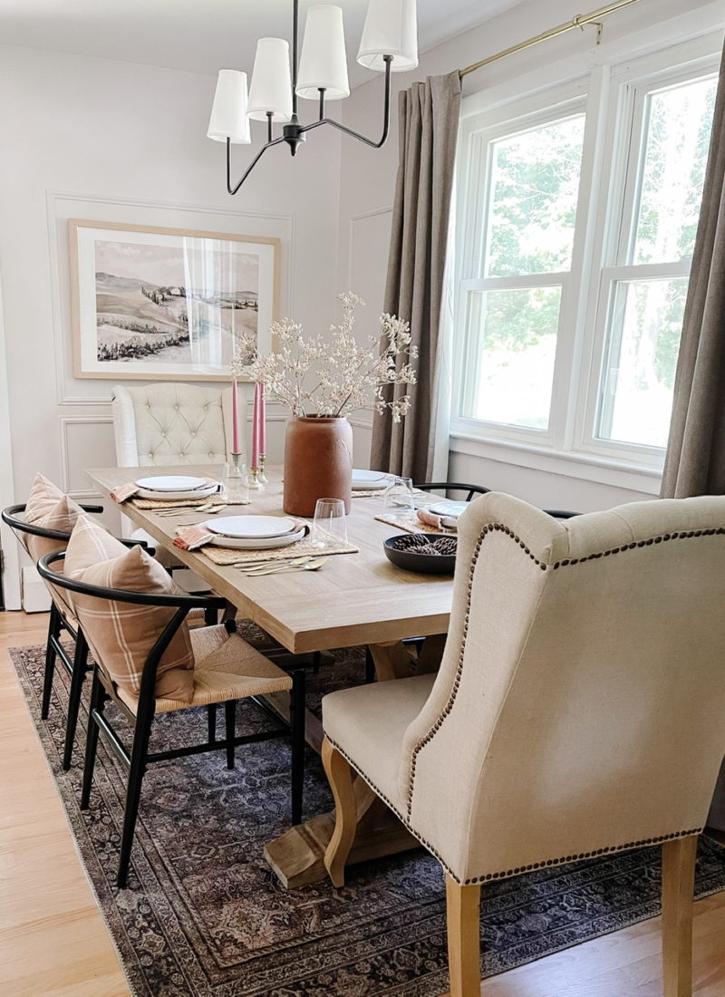 Gorgeous Fall Dining Room Decor Ideas from Walmart